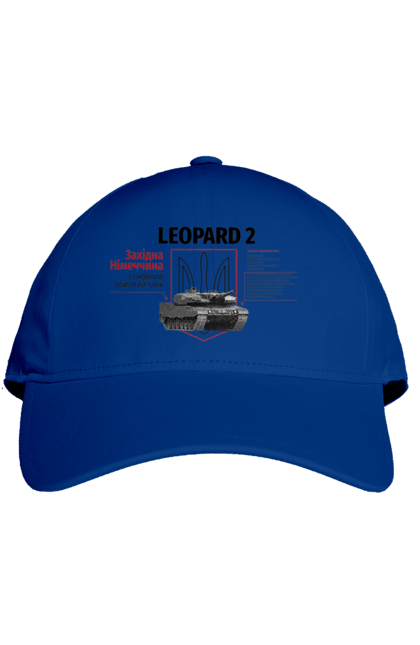 Кепка з принтом "Leopard 2". Leopard 2, залужний, зброя, танк. 2070702