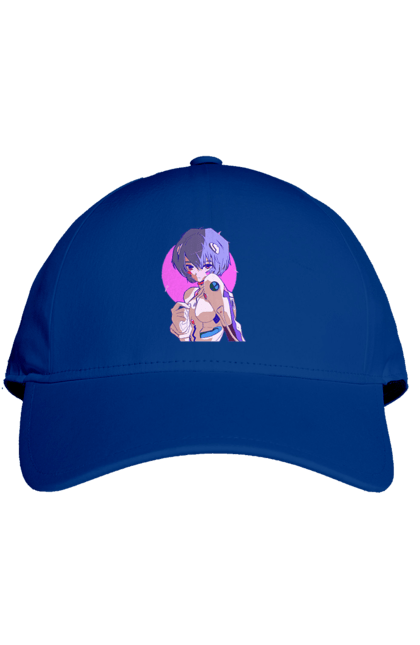 Cap with prints Evangelion Rei. Anime, evangelion, eve, kaoru, manga, rei ayanami, shinji. 2070702