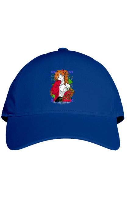 Cap with prints Evangelion Asuka. Anime, asuka, asuka langley sorry, eva 02, evangelion, eve, kaoru, manga, ray, shinji. 2070702