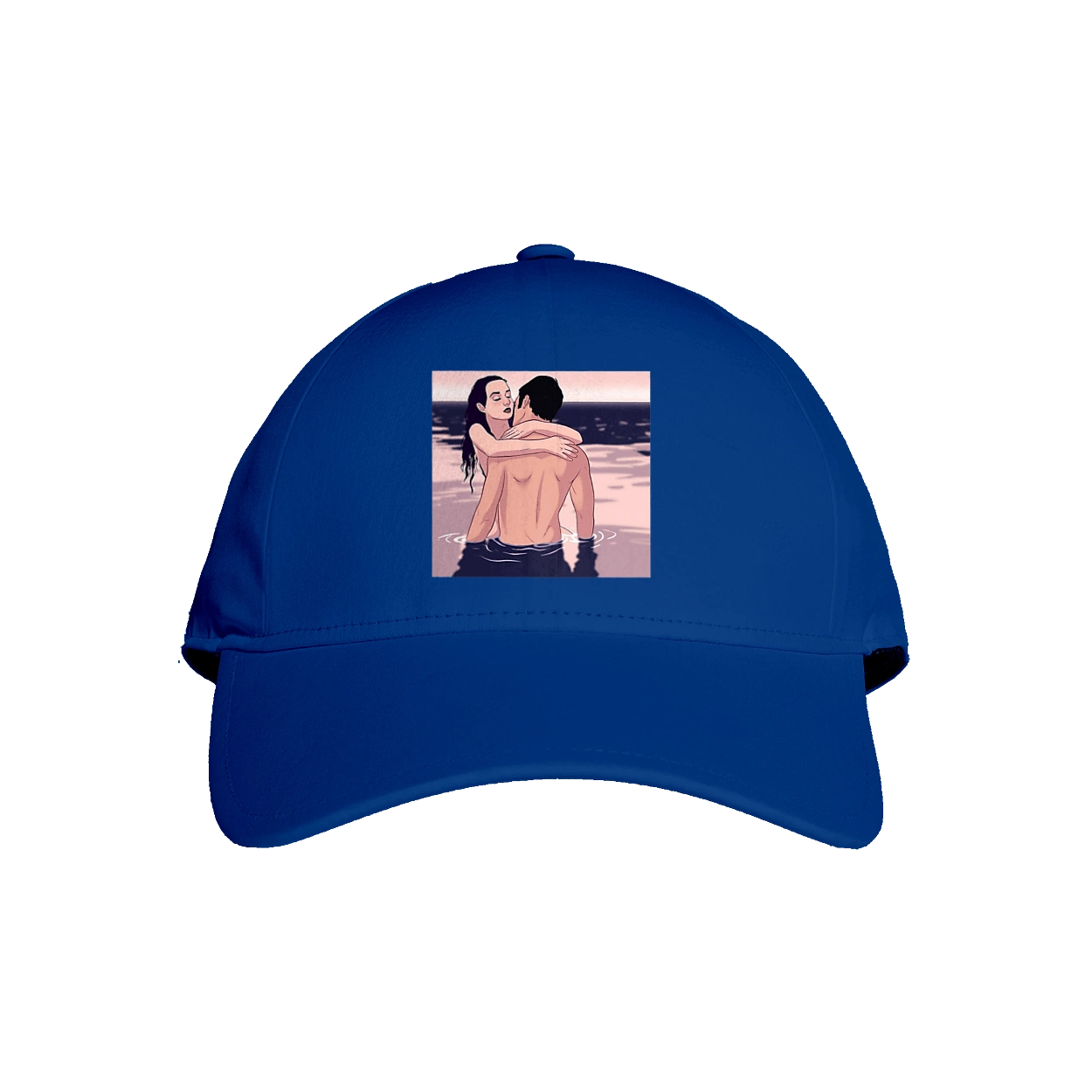 Couple Hugging In The River