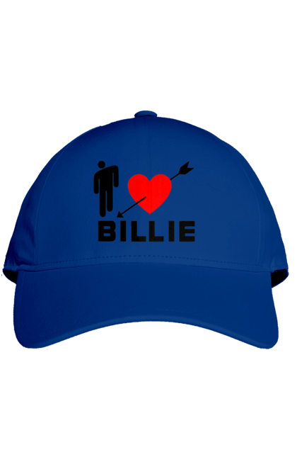 Кепка з принтом "Біллі Айліш". Біллі айліш, логотип біллі айліш, принт біллі айліш, співачка біллі айліш. 2070702