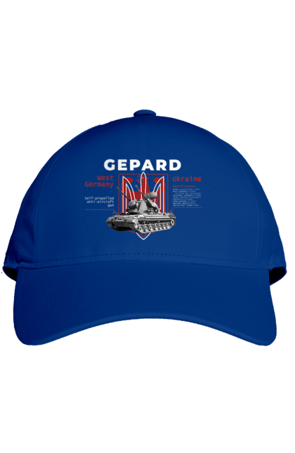 Кепка з принтом "Gepard". F16, gepard, nasams, stinger, zuzana, гаубиця, два герби, залужний, сюзанна. 2070702