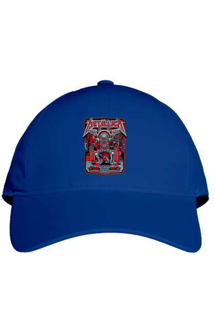 Cap with prints Metallica. Hard rock, heavy metal, metallica, music, rock band, speed metal, thrash metal. 2070702