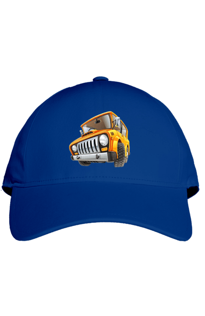 Кепка з принтом "Вантажівка". Авто, автомобіль, вантажівка, дитячий малюнок, зображення авто. 2070702