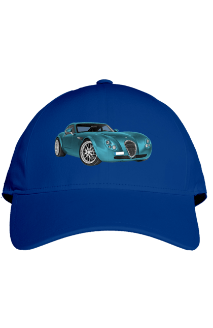 Кепка з принтом "Авто.7". Авто, блакитний, графіка, ретро авто, фото. 2070702