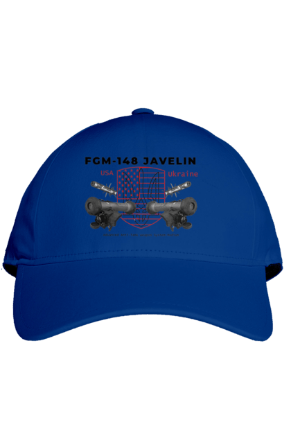 Cap with prints FGM 148 Javelin. Caesar, himars, javelin, nlaw, patriot, weapons, zaluzhny. 2070702
