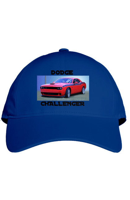 Cap with prints Dodge challenger. An american legend, auto, car, classic car, cult car, dodge challenger, oil car, powerful car. 2070702