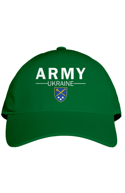 Кепка с принтом ARMY UKRAINE. Army ukraine, залужный, эмблема генштаба. 2070702