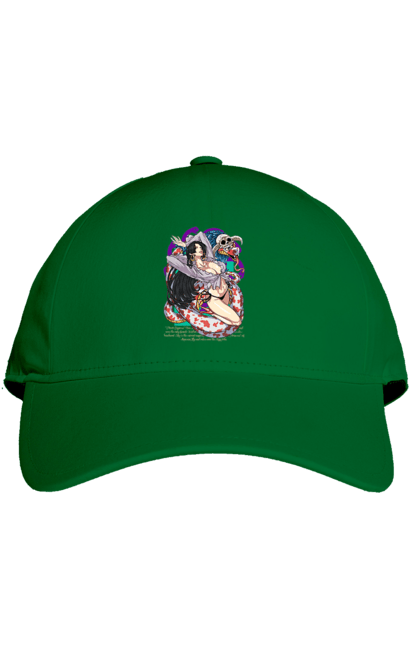 Cap with prints One Piece Boa Hancock. Anime, boa hancock, manga, one piece, pirate empress, straw hat pirates. 2070702