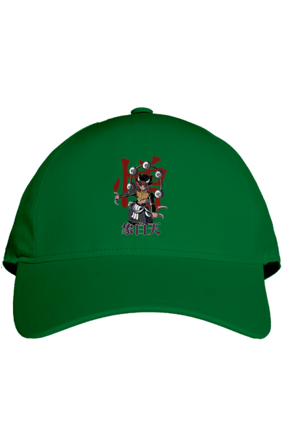 Cap with prints Demon Slayer Zohakuten. Anime, demon slayer, eternal paradise faith, kimetsu no yaiba, manga, twelve kizuki, upper rank six, zohakuten. 2070702