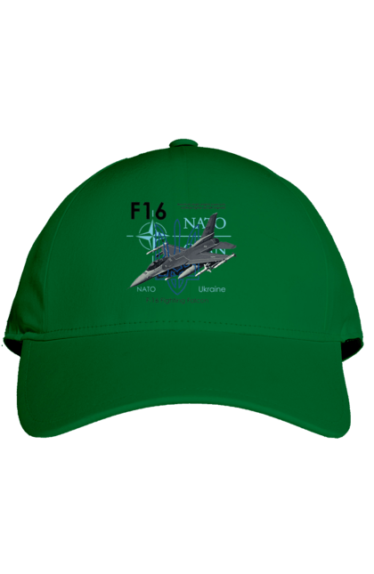 Кепка з принтом "F16". F16, nasams, zuzana, гаубиця, два герби, залужний, сюзанна. 2070702