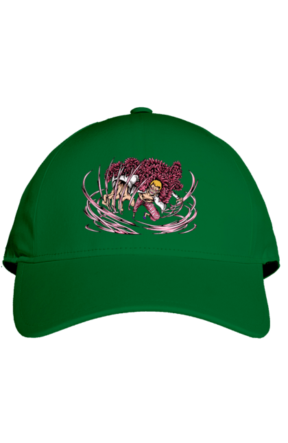 Cap with prints One Piece Donquixote Doflamingo. Anime, donquixote doflamingo, heavenly yaksha, manga, one piece, straw hat pirates. 2070702