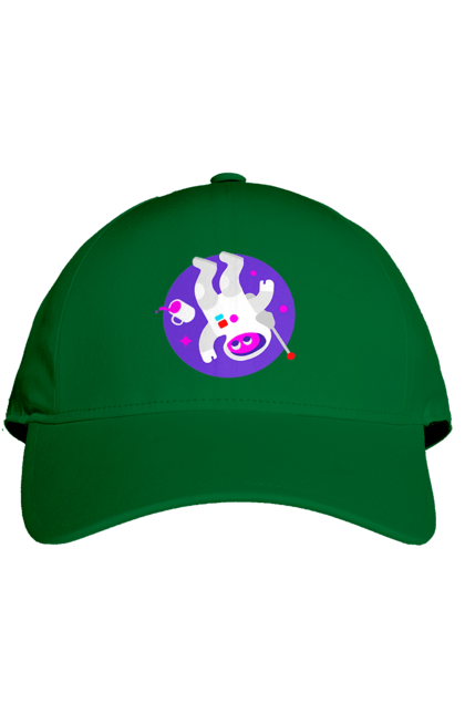 Кепка з принтом "Космічний програміст". Angular, c, css, html, it, javascript, jquery, php, python, react, svelt, vue, айтишник, айті, гумор, код, кодувати, прогер, програміст, програмісти, ти ж, ти ж програміст, тиж програміст. 2070702