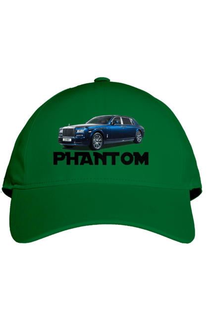 Кепка з принтом "Ролс ройс". Авто, автомобіль, люкс клас, ролс ройс, седан, фантом. 2070702