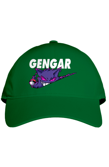 Cap with prints Pokemon Gengar. Anime, fushigibana, games, gengar, nintendo, pokemon, pokemon go. 2070702