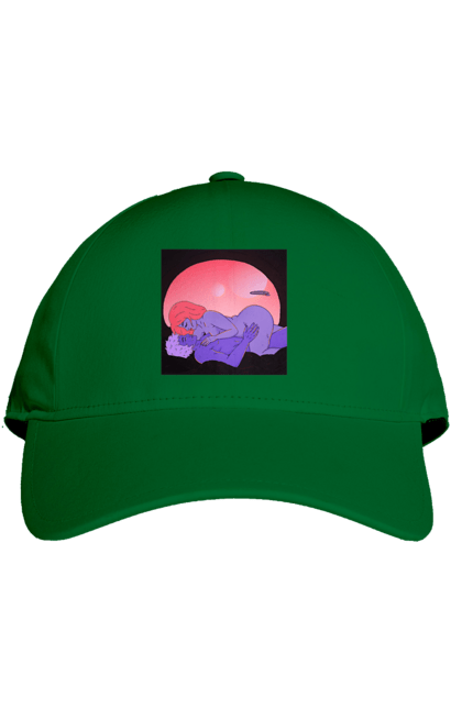 Кепка с принтом Инопланетяни Девушка И Парень. Голые, девушка, парень. 2070702