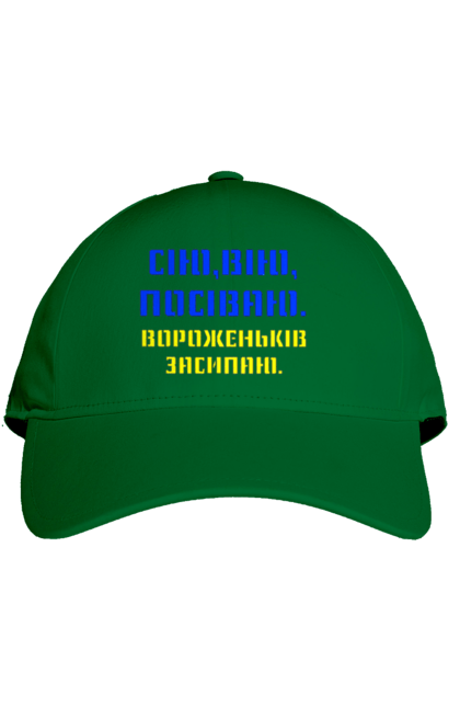 Кепка с принтом Прочь путло!!!. Away, glory to heroes, glory to ukraine, putin, shame. 2070702