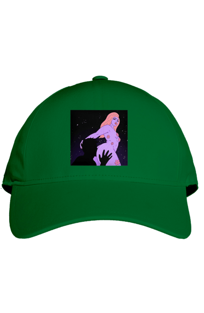 Кепка з принтом "Фіолетова Дівчина". Дівчина, тіло. 2070702