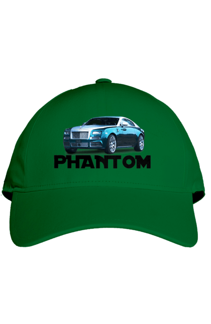 Кепка з принтом "Ролс ройс". Авто, автомобіль, люкс клас, ролс ройс, седан, фантом. 2070702