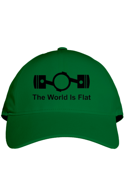 Кепка з принтом "World Flat". Авто, деталь. 2070702