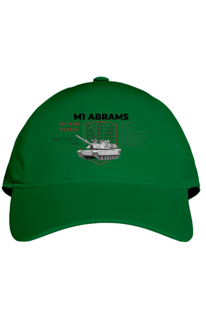 Cap with prints M1 Abrams. Abrams, industrious, m1 abrams, tank, weapon. 2070702