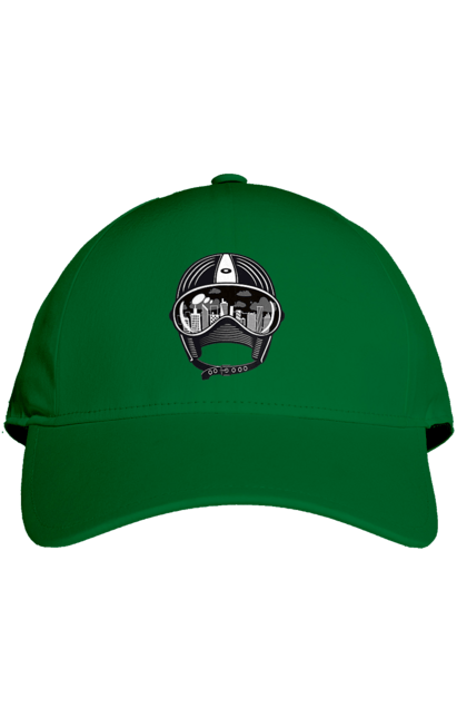 Кепка з принтом "Шолом І Місто". Місто, швидкість, шолом. 2070702