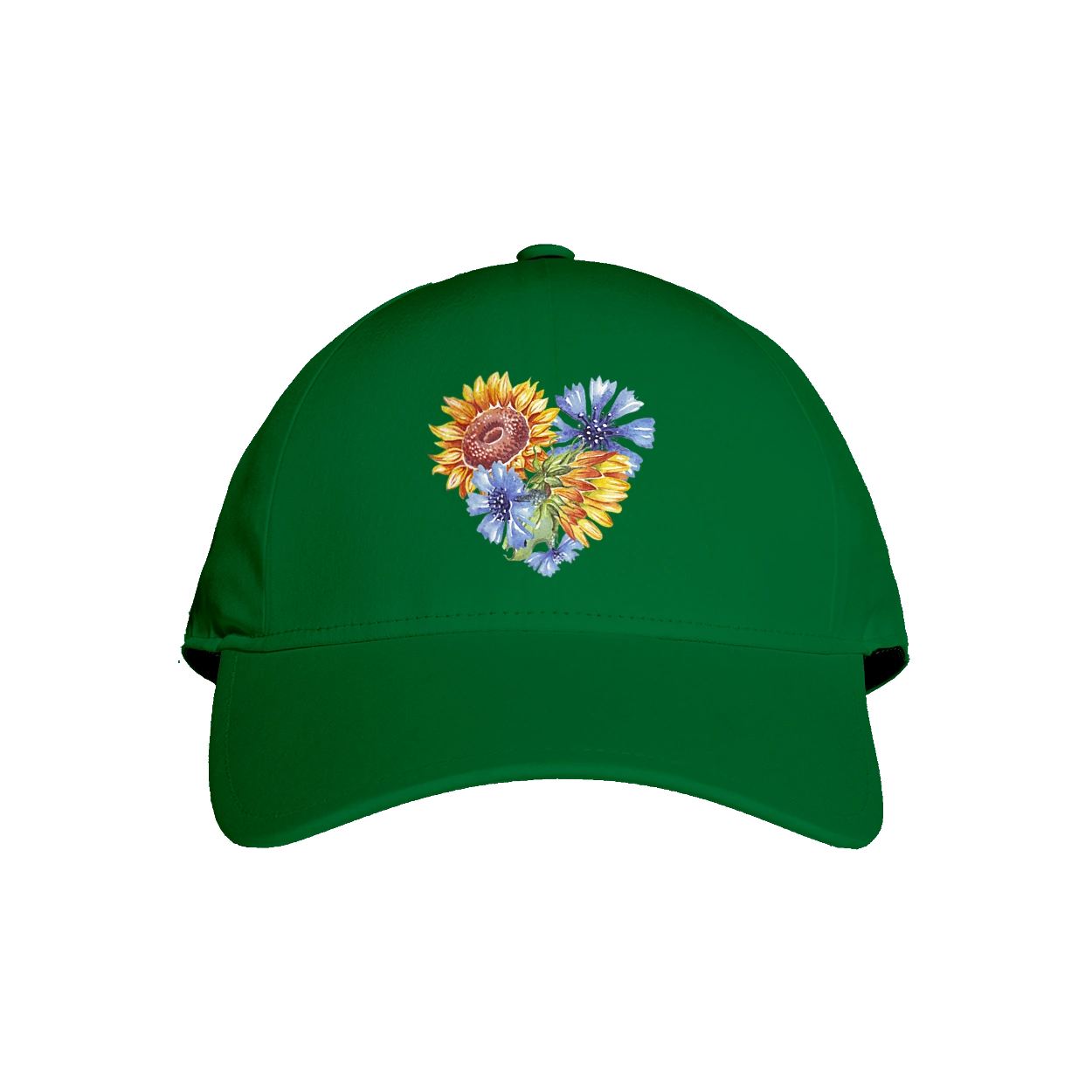 Серце соняшники та фіалки