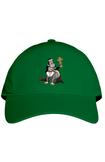 Cap with prints Nuns BDSM. Bdsm, cool, fashionable, nun, nun, nuns bdsm, role-playing games, spanks the ass, youth. 2070702