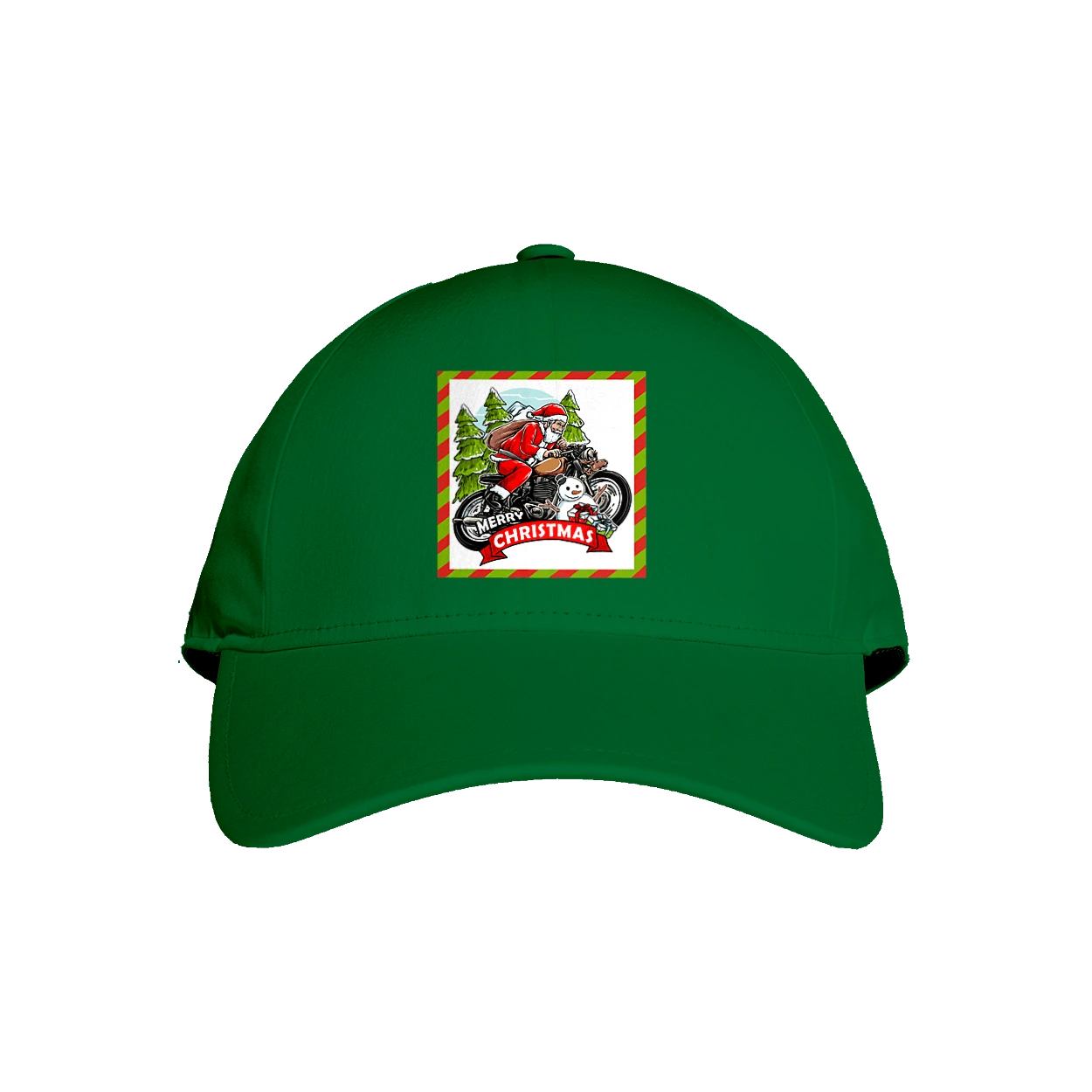 Santa on a motorcycle