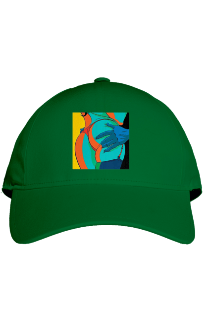 Кепка з принтом "Жіноча Попа В Чоловічих Руках". Гола, жопа, ляпас. 2070702