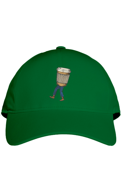 Кепка з принтом "Людина Кава". Кава. 2070702