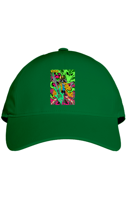 Cap with prints One Piece Brook. Anime, brook, manga, one piece, soul king, straw hat pirates. 2070702