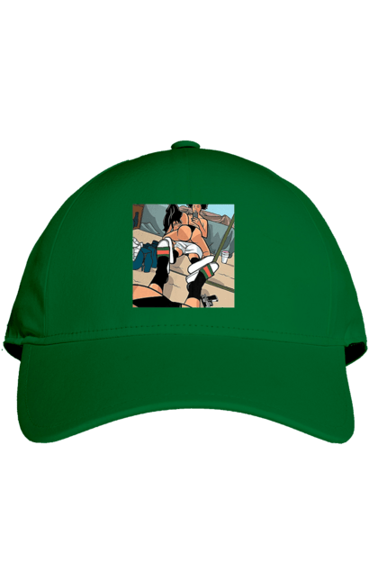 Кепка з принтом "Голе Селфі У Дзеркалі". Жопа, зверху, селфі. 2070702