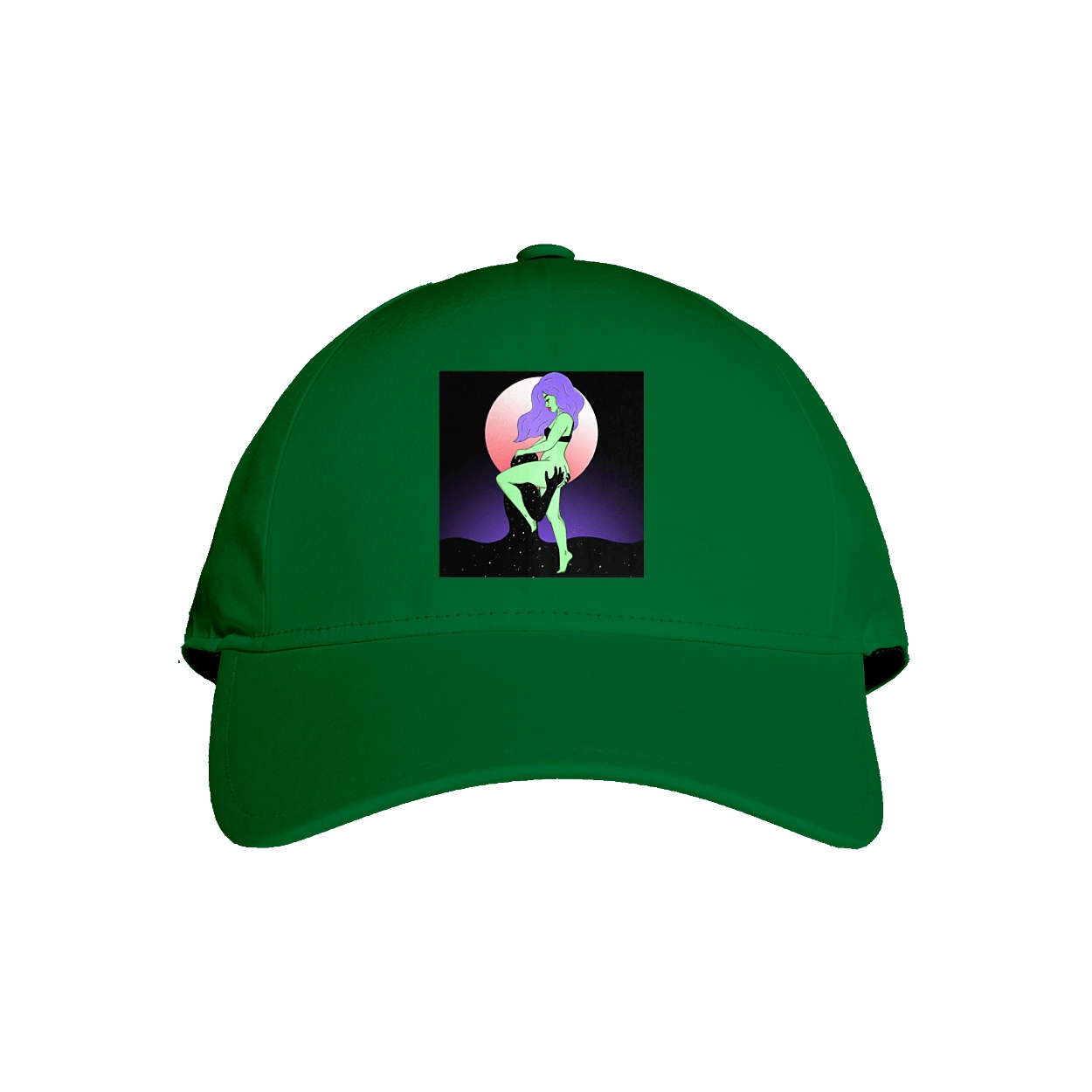 Зелена Дівчина І Місяць