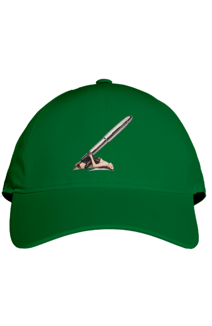 Кепка з принтом "Великий Патрон". Дівчина, куля, патрон. 2070702