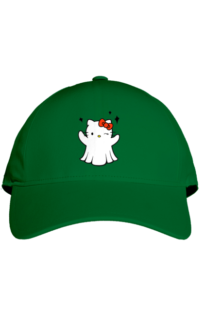 Cap with prints Hello Kitty Halloween. Brand, cat, character, ghost, halloween, hello kitty, kitten, kitty. 2070702