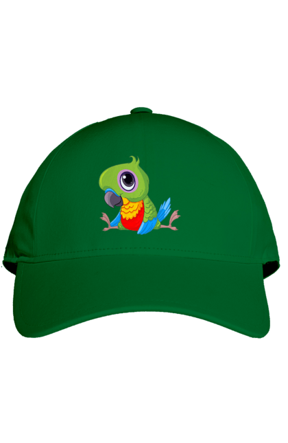 Кепка з принтом "Папужка". Мило, папуга. 2070702