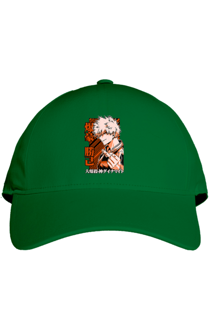 Кепка з принтом "Моя академія героїв Бакуго". Bakugo, katsuki, katsuki bakugo, my hero academia, академія юей, аніме, бакуго, кацукі бакуго, манга, моя геройська академія. 2070702