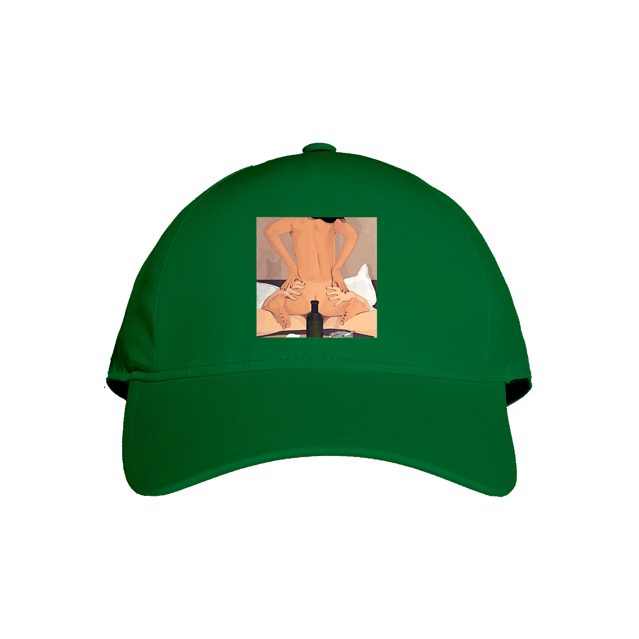 Гола Дівчина, Пляшка І Сигарети