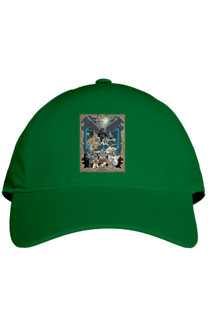 Кепка з принтом "Легенда вокс машина". Вокс, вокс машина, машина, мультсериал, приключения, сериал, фентезі. 2070702