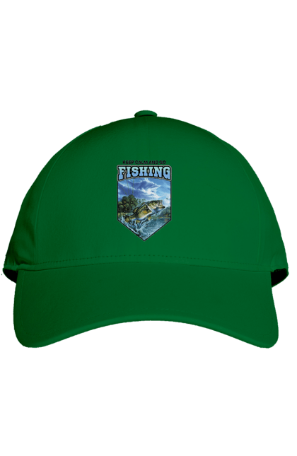 Кепка з принтом "Keep Calm and Go Fishing". Відпочинок на природі, для рибалок, для чоловіків, мисливці та риболови, природа, рибалка, риболовля, спінінг, хоббі. 2070702