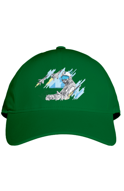 Кепка з принтом "Слава збройним силам України". День захисника, день захистиць, марка, подяка, слава зсу, укрпошта. 2070702