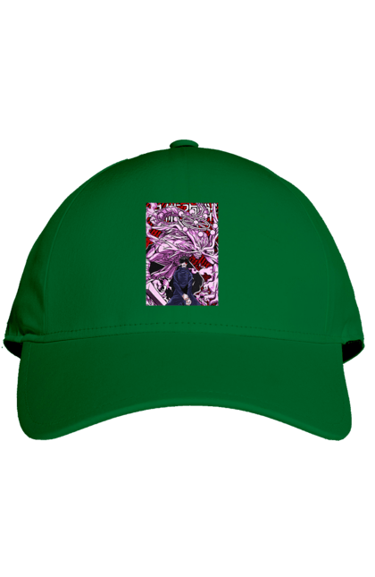 Cap with prints Jujutsu Kaisen Megumi. Anime, dark fantasy, fushiguro, fushiguro megumi, jujutsu kaisen, magic battle, manga, megumi, mystic. 2070702