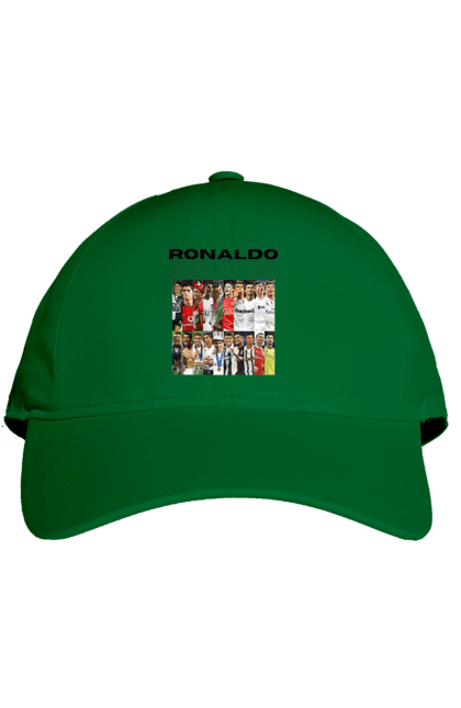 Cap with prints Cristiano Ronaldo. Attacker, captain, cristiano ronaldo, football, sport, sportsman. 2070702