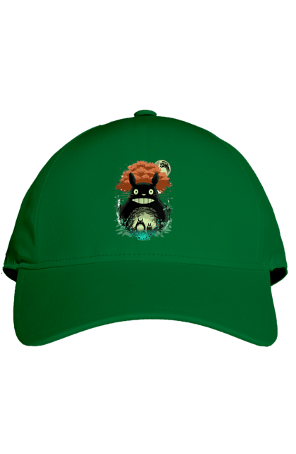 Cap with prints Totoro. Adventures, anime, comedy drama, fantasy, film, my neighbor totoro, tv series. 2070702