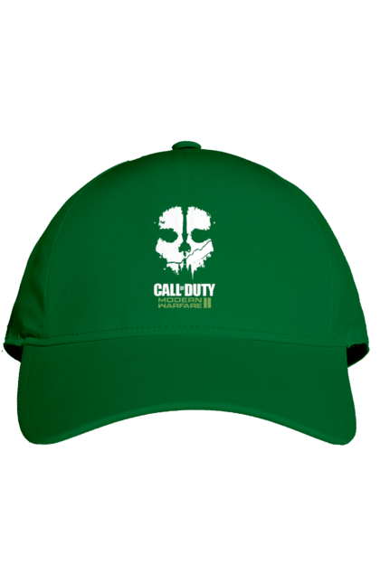 Кепка з принтом "Call of Duty Modern Warfare II". Call of duty, modern warfare, playstation, бої, бойовик, відеогра, гра, пригоди, спецоперації. ART принт на футболках