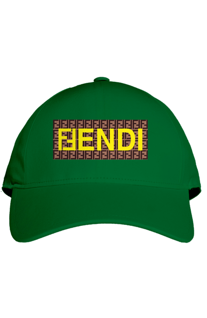 Кепка з принтом "Fendi". Fendi, lvmh, бренд, будинок моди, італія, люкс, мода, одяг, сумка, фенді. 2070702