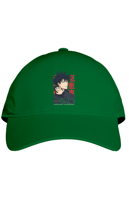 Cap with prints Jujutsu Kaisen Megumi. Anime, dark fantasy, fushiguro, fushiguro megumi, jujutsu kaisen, magic battle, manga, megumi, mystic. 2070702