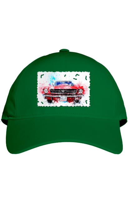 Кепка з принтом "Автомобіль мустанг". Автомобіль мустанг, донати, допомога, дорога, колесо, конь, машина, мустанг, пейпел, україна. 2070702