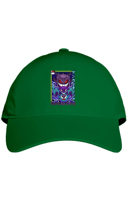 Cap with prints Pokemon Gengar. Anime, fushigibana, games, gengar, nintendo, pokemon, pokemon go. 2070702